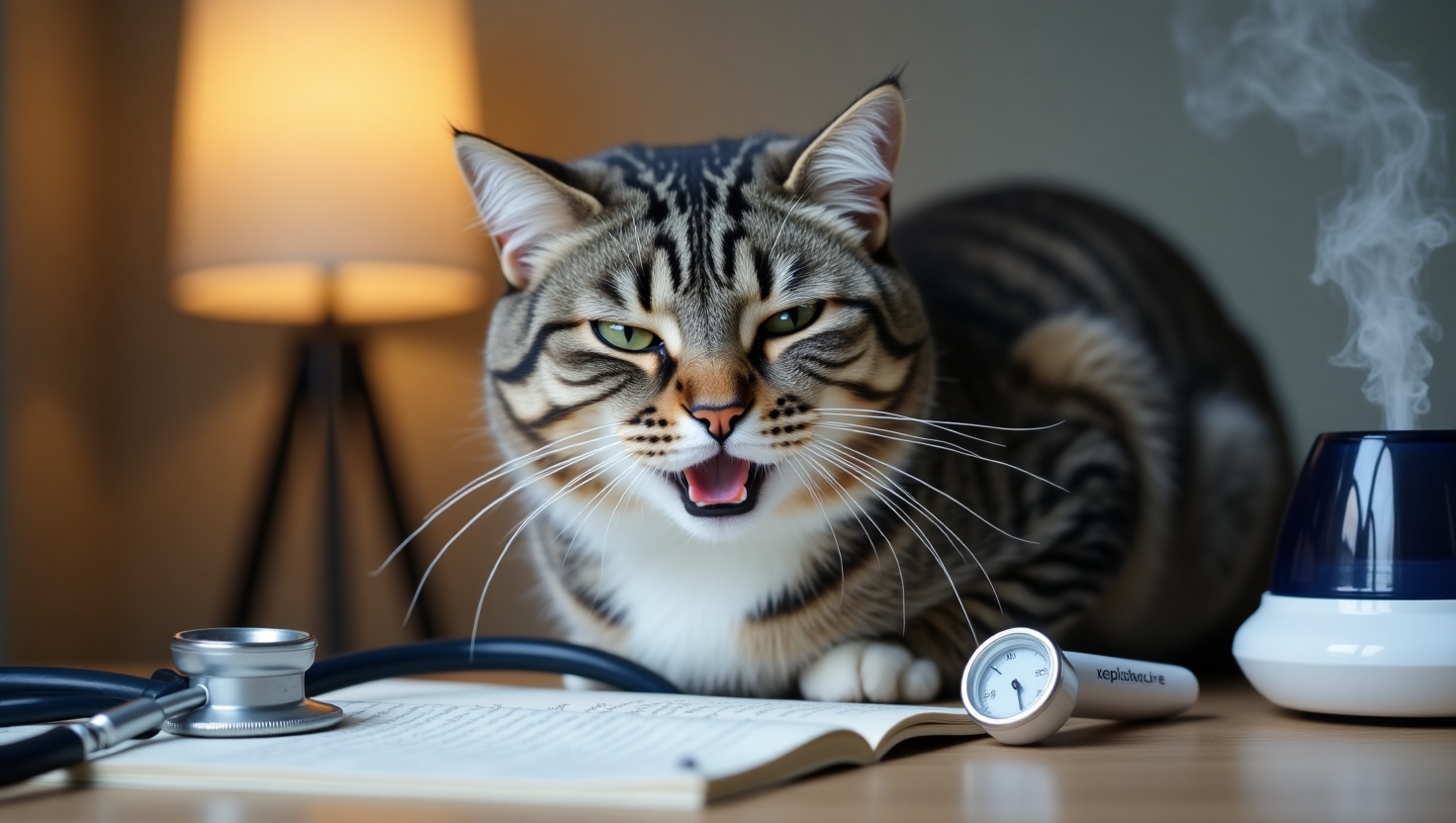 Cat Coughing
